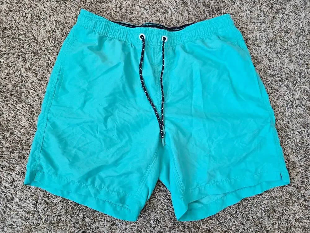Maamgic Aqua Mens Swim Trunks Quick Dry Mesh Lined Beach Shorts Size M Summer